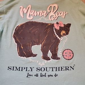 Simply Southern Mama Bear Long Sleeve Tee, Size Small